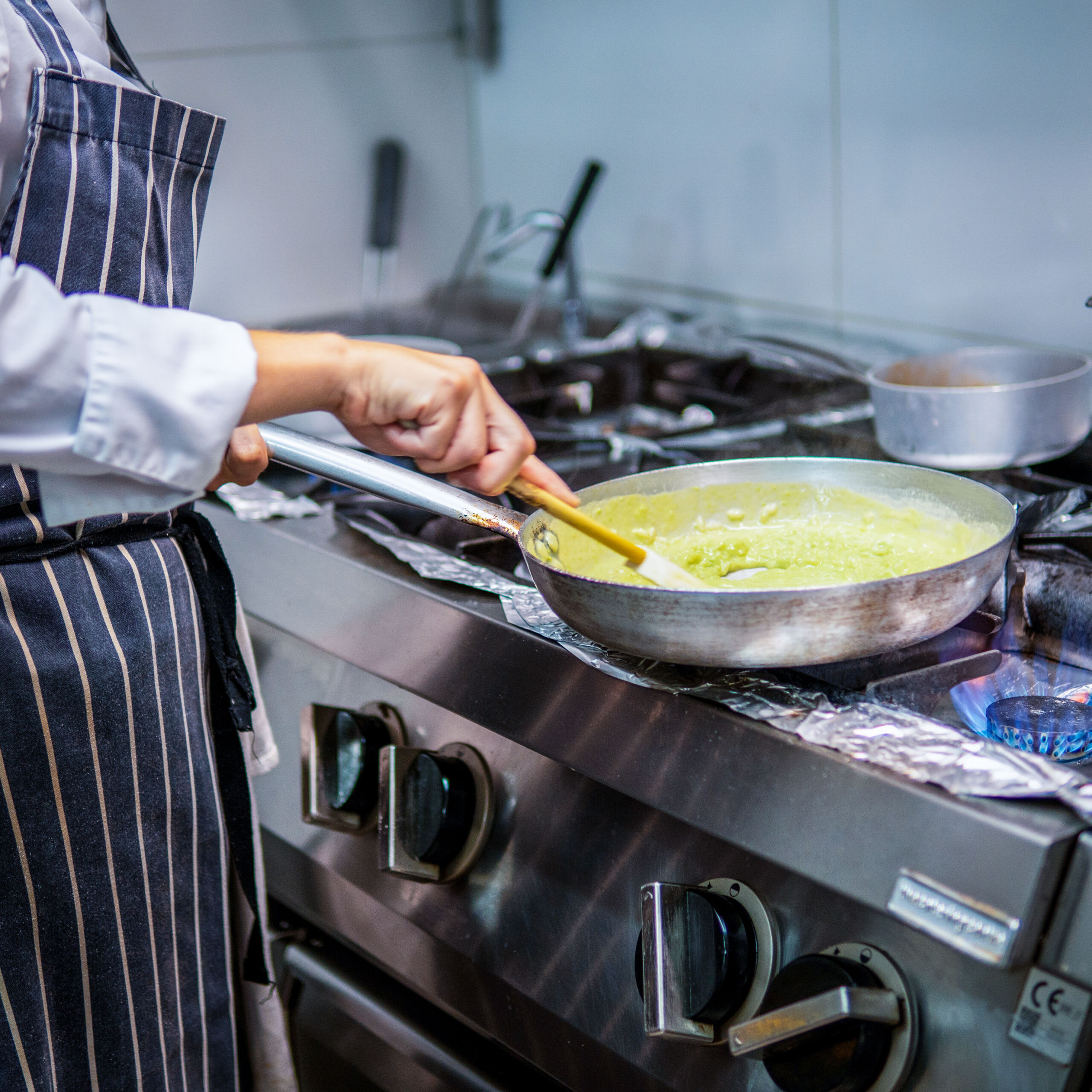 Fire-rated kitchen extraction duct work installed by Vented Engineering Services.